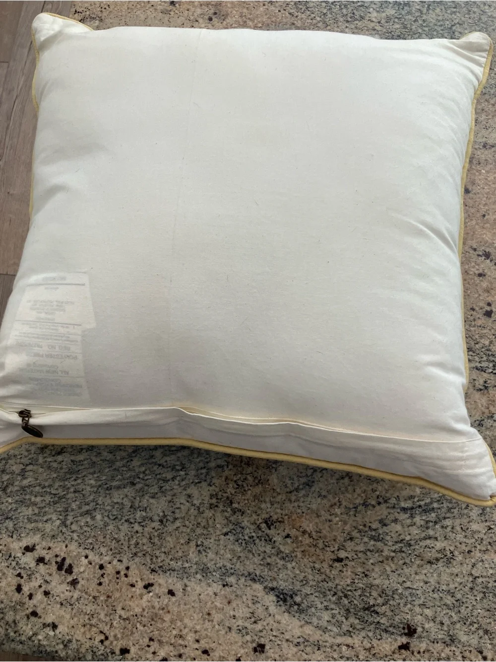 Pier 1 Floral Accent Pillow Covers in Yellow and Taupe